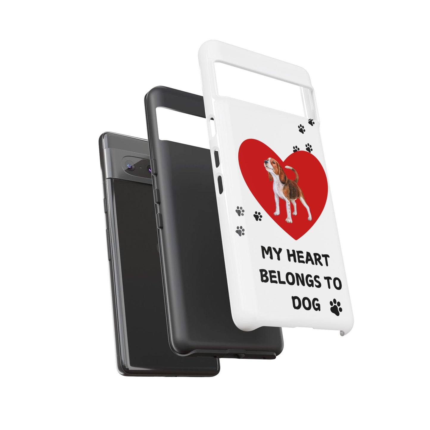 My Heart Belongs to Dog -Beagle Version-  Smart Phone Tough Case