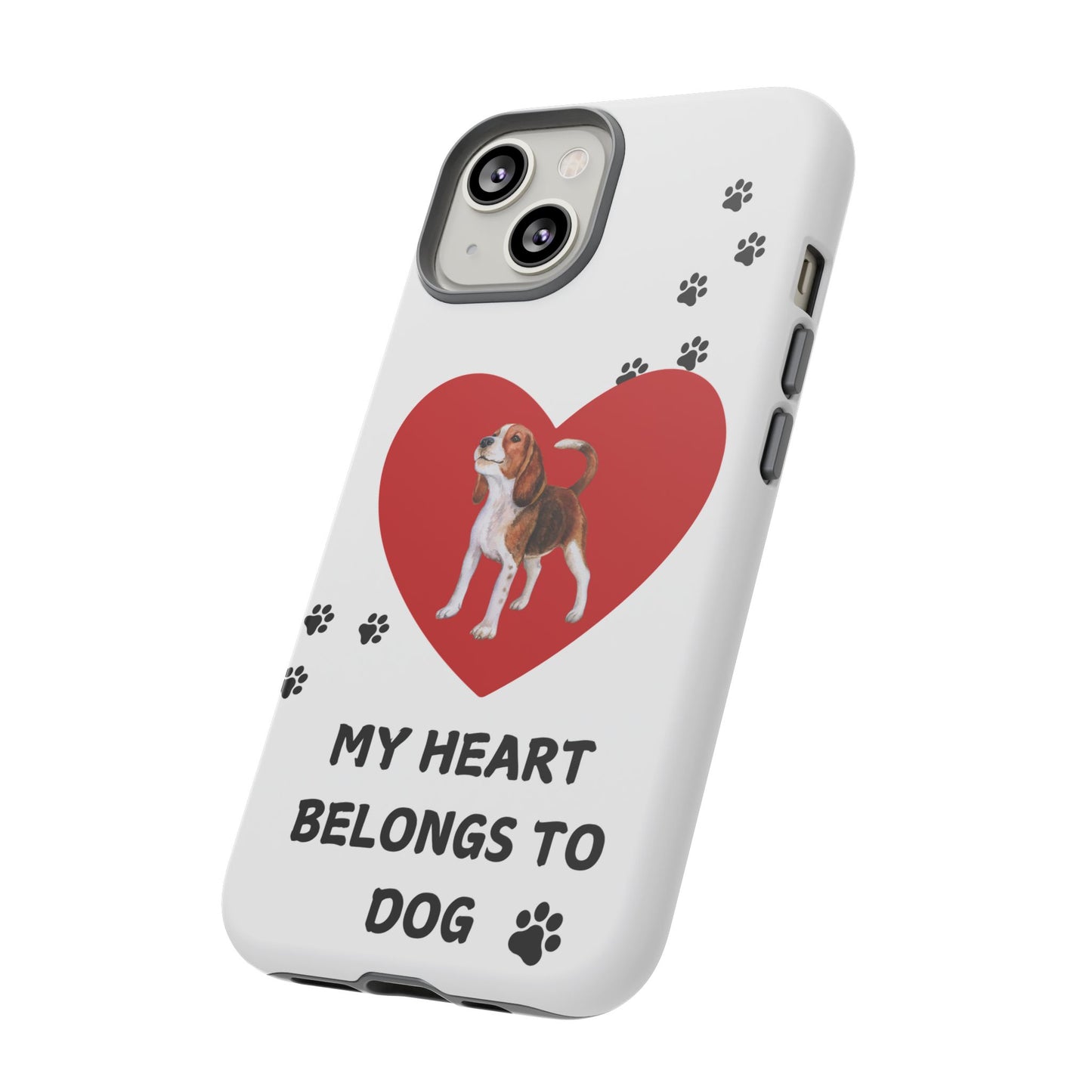 My Heart Belongs to Dog -Beagle Version-  Smart Phone Tough Case