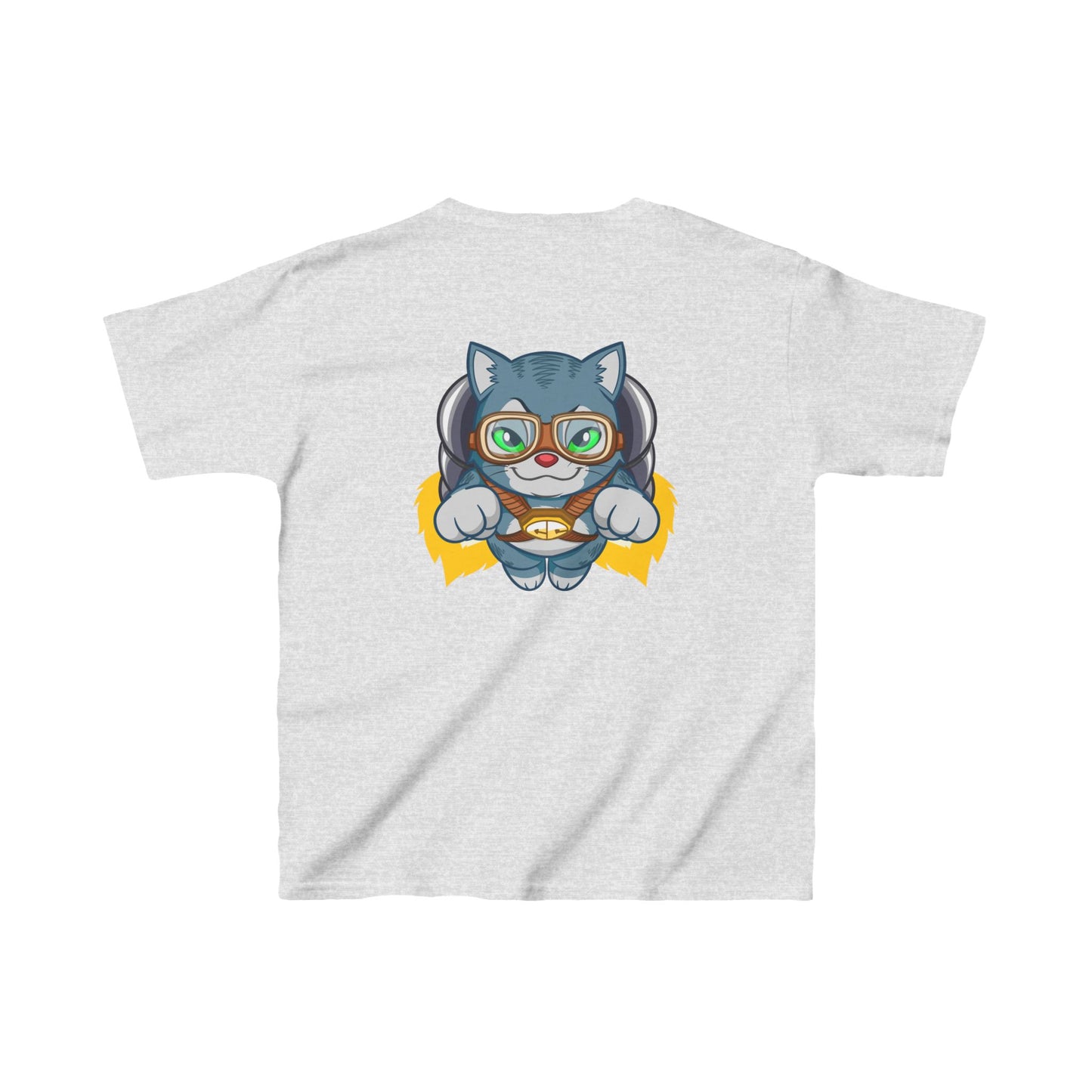 Be Brave & Kind Cosmic Cat Kids Heavy Cotton™  Tee