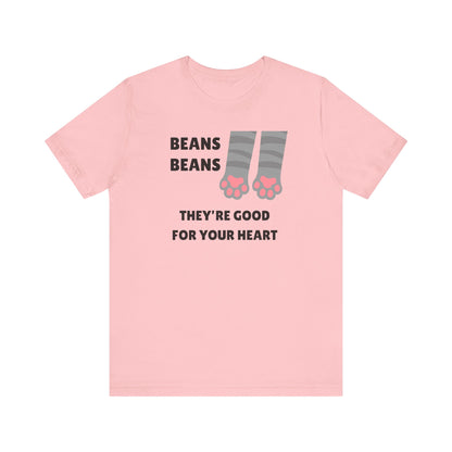 Cat Paws Beans Short Sleeve Tee