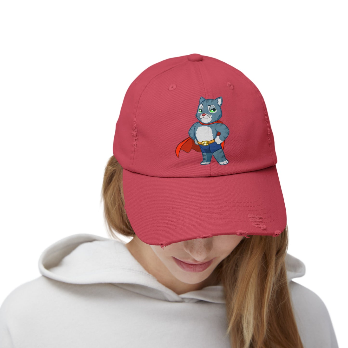 Unisex Cosmic the Explorer Distressed Cap