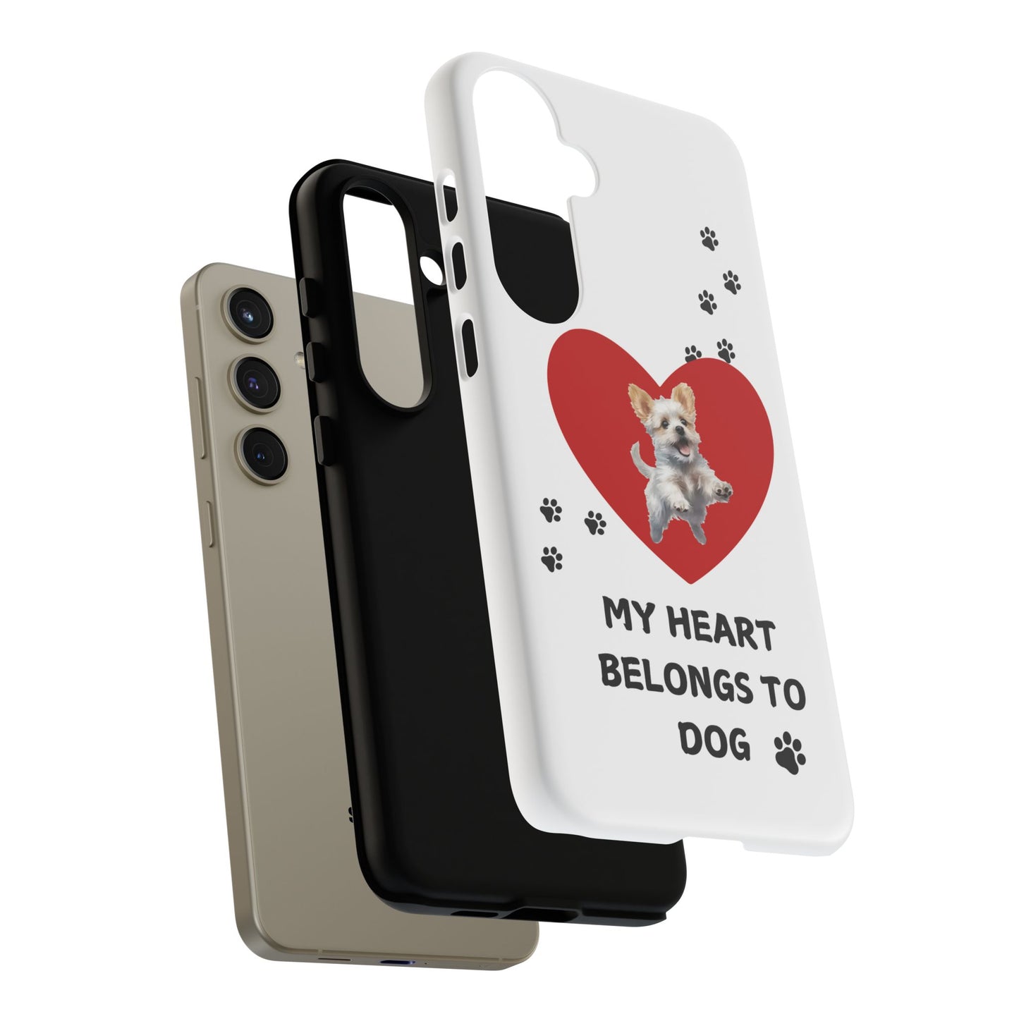 My Heart Belongs to Dog -Pup Version-  Smart Phone Tough Case