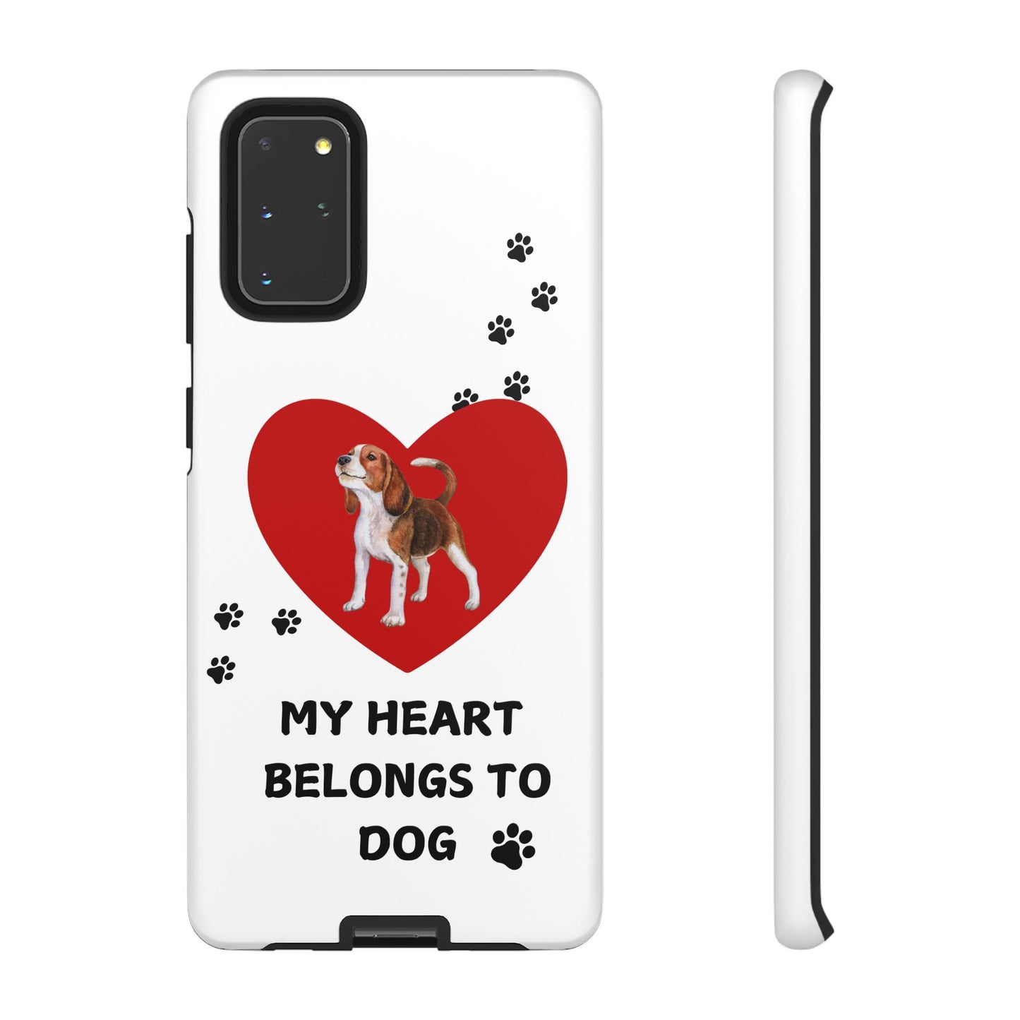 My Heart Belongs to Dog -Beagle Version-  Smart Phone Tough Case