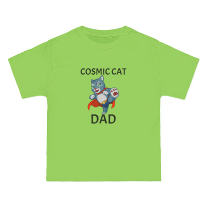 Dad Cosmic Cat Short-Sleeve Beefy-T®  Mens T-Shirt