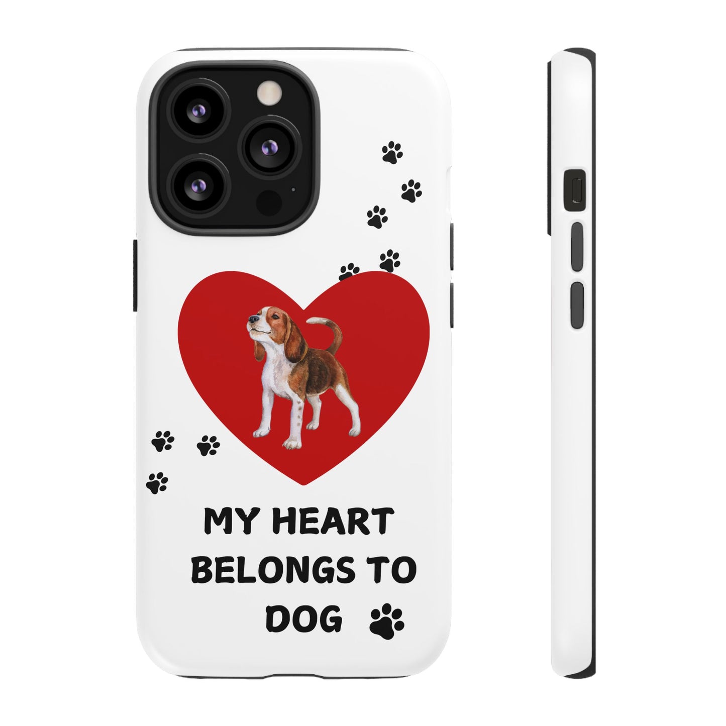 My Heart Belongs to Dog -Beagle Version-  Smart Phone Tough Case