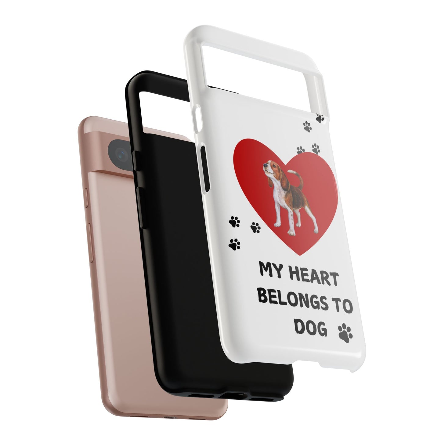 My Heart Belongs to Dog -Beagle Version-  Smart Phone Tough Case