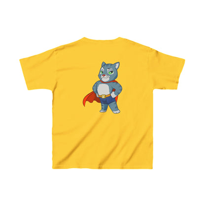 I Conquered with COSMIC CAT Kids Heavy Cotton™ Tee