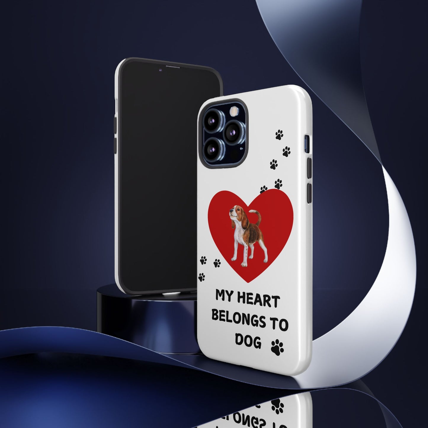 My Heart Belongs to Dog -Beagle Version-  Smart Phone Tough Case