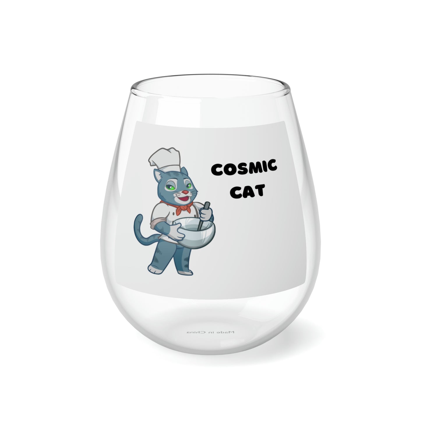 Chef Cosmic's Favorite Stemless Wine Glass, 11.75oz