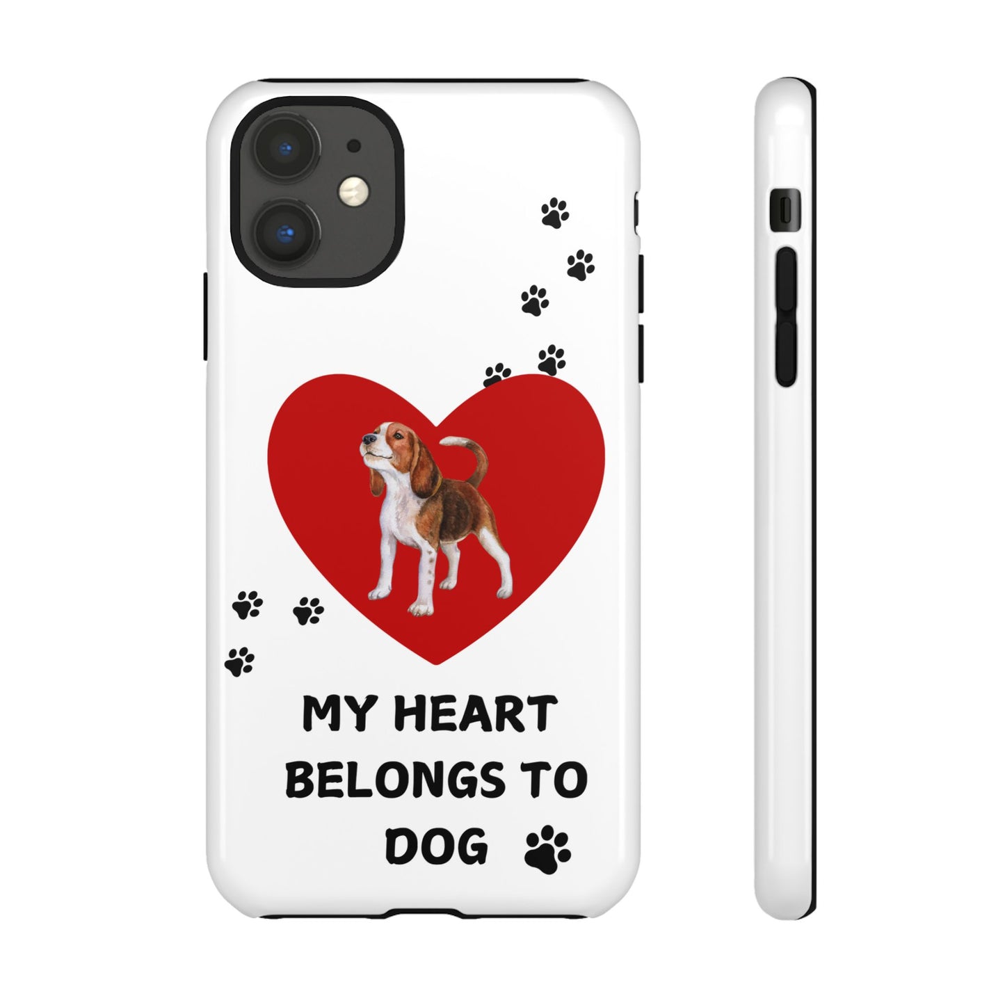 My Heart Belongs to Dog -Beagle Version-  Smart Phone Tough Case