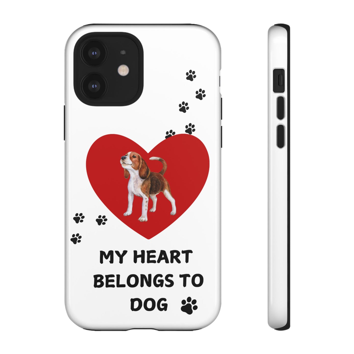 My Heart Belongs to Dog -Beagle Version-  Smart Phone Tough Case