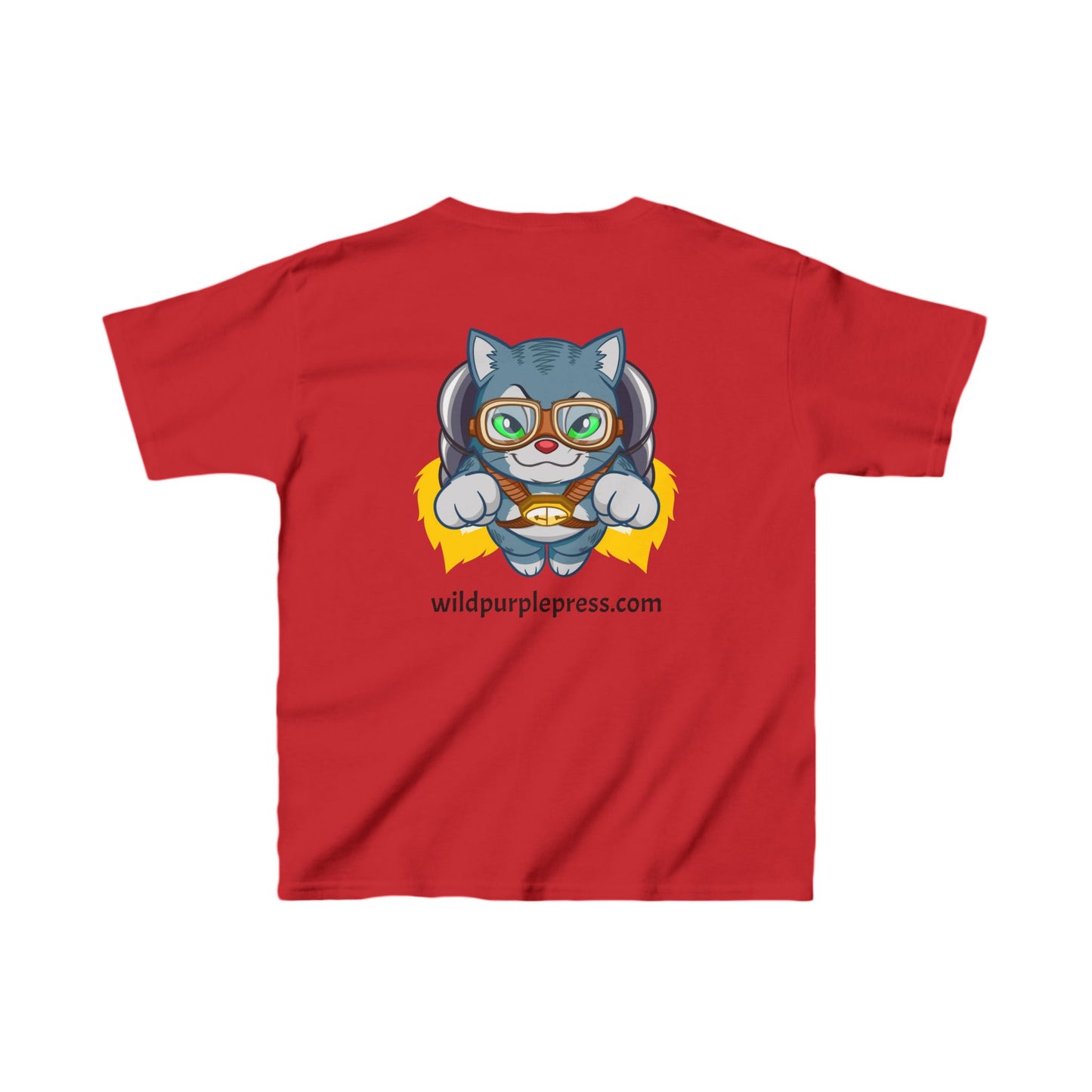 Jet Pak Cosmic Cat Kids Heavy Cotton™ Tee