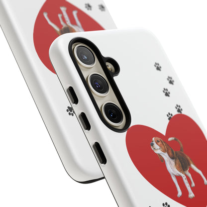 My Heart Belongs to Dog -Beagle Version-  Smart Phone Tough Case