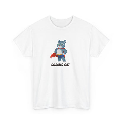 FUNNY FORTUNE #3 Heavy Cotton Tee featuring Cosmic Cat