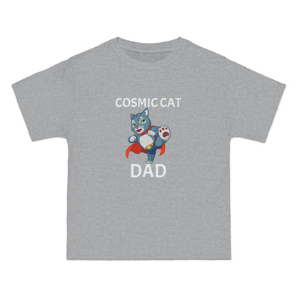 Dad Cosmic Cat Short-Sleeve Beefy-T®  Mens T-Shirt