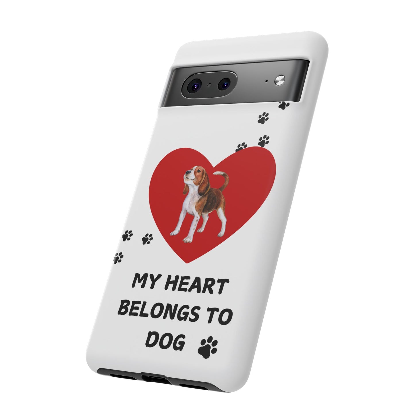 My Heart Belongs to Dog -Beagle Version-  Smart Phone Tough Case