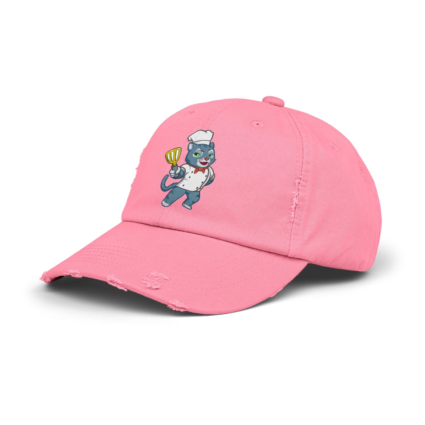 Unisex Cosmic the Foodie Distressed Cap