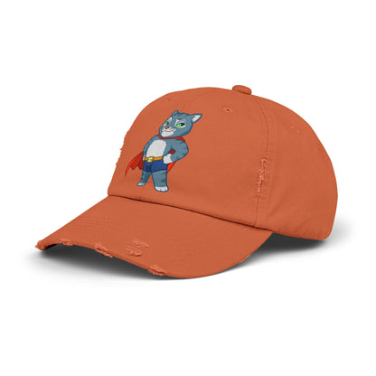 Unisex Cosmic the Explorer Distressed Cap