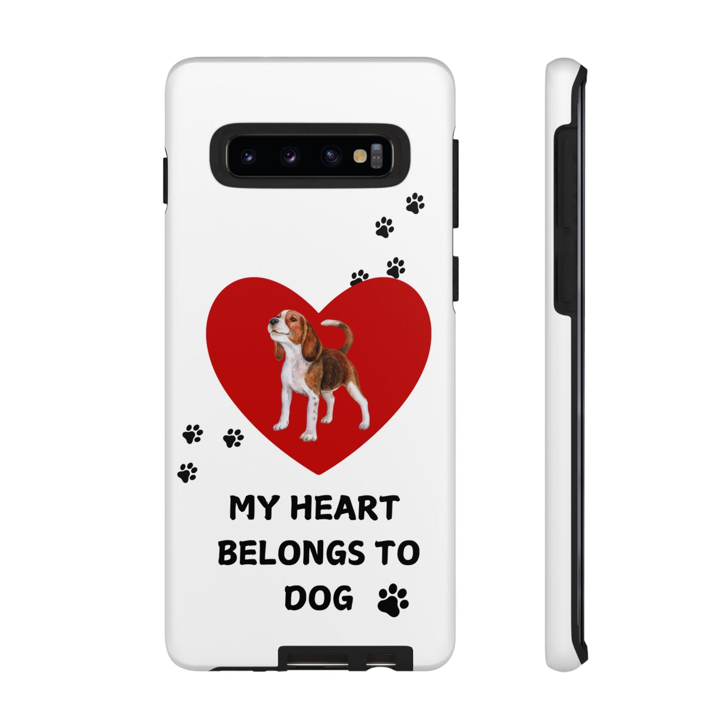 My Heart Belongs to Dog -Beagle Version-  Smart Phone Tough Case