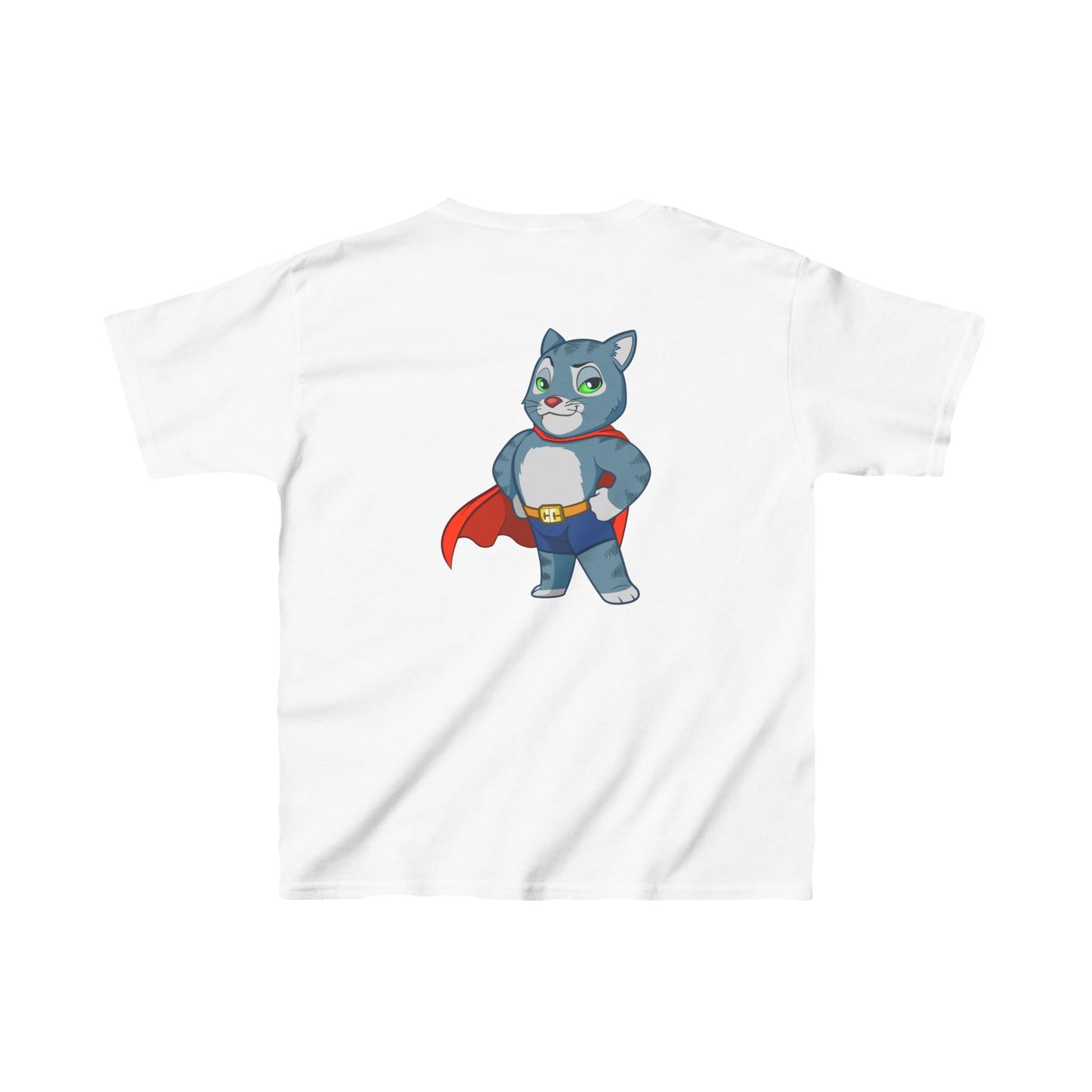 I Conquered with COSMIC CAT Kids Heavy Cotton™ Tee