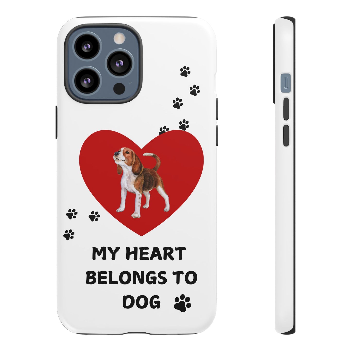 My Heart Belongs to Dog -Beagle Version-  Smart Phone Tough Case