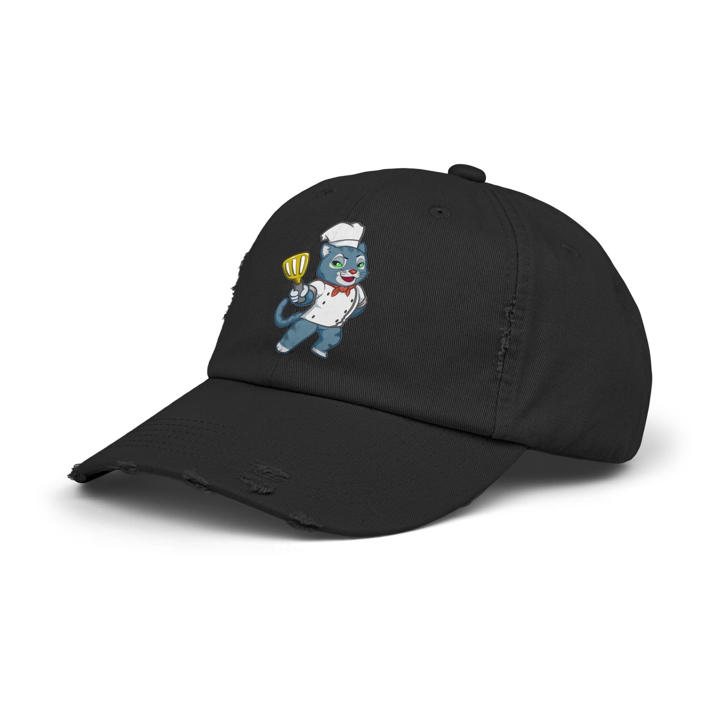 Unisex Cosmic the Foodie Distressed Cap