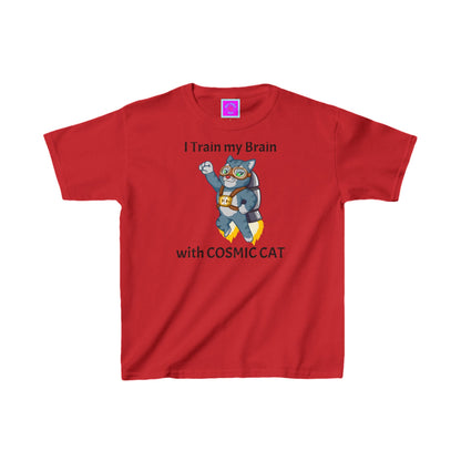 Jet Pak Cosmic Cat Kids Heavy Cotton™ Tee