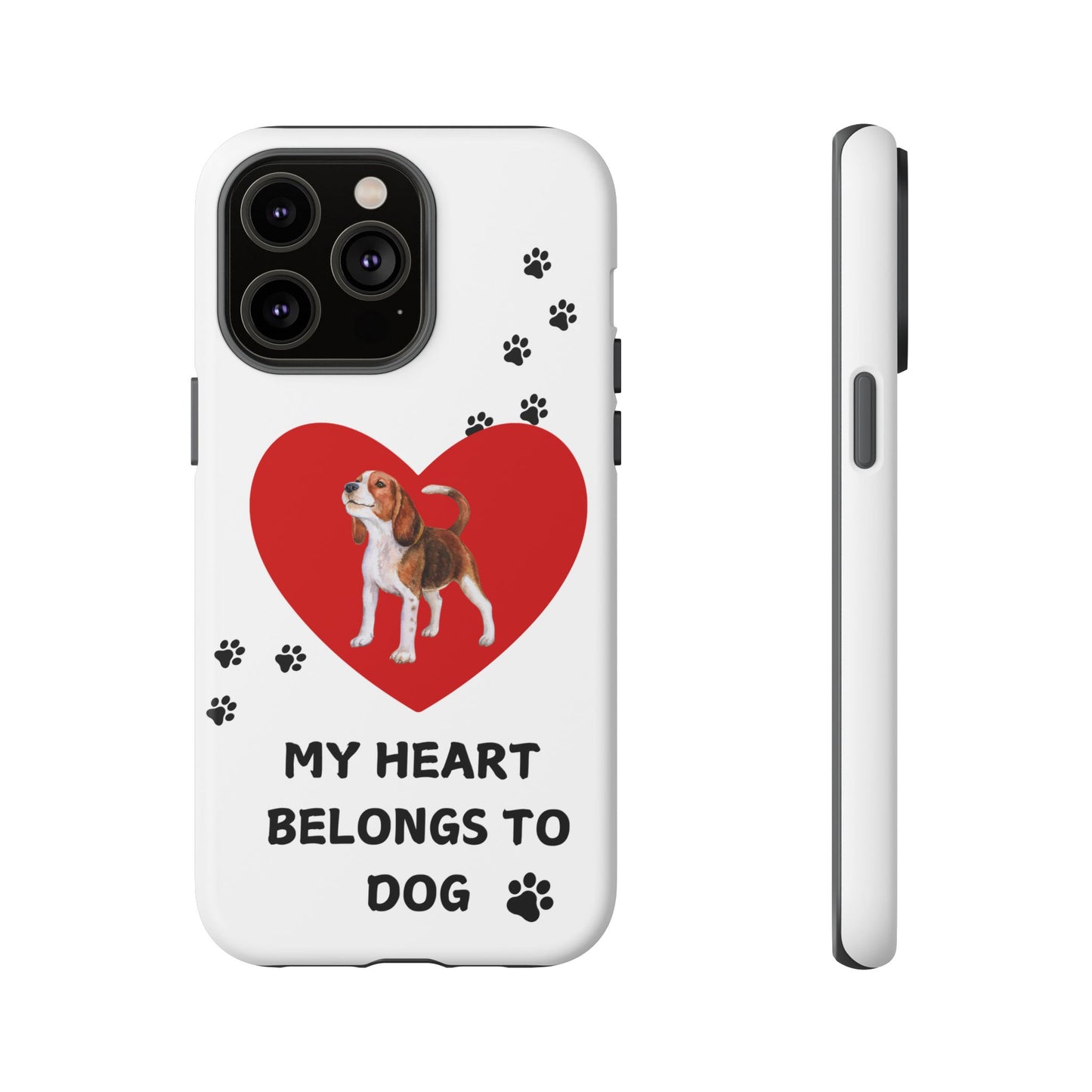 My Heart Belongs to Dog -Beagle Version-  Smart Phone Tough Case